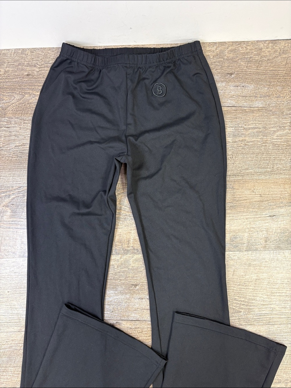Body by Raven Tracy High Rise Flare Leg Pants Black Size L